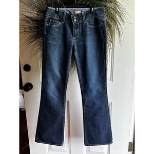 Paige Womens Jeans Med to Dark WashHH Boot Size 27